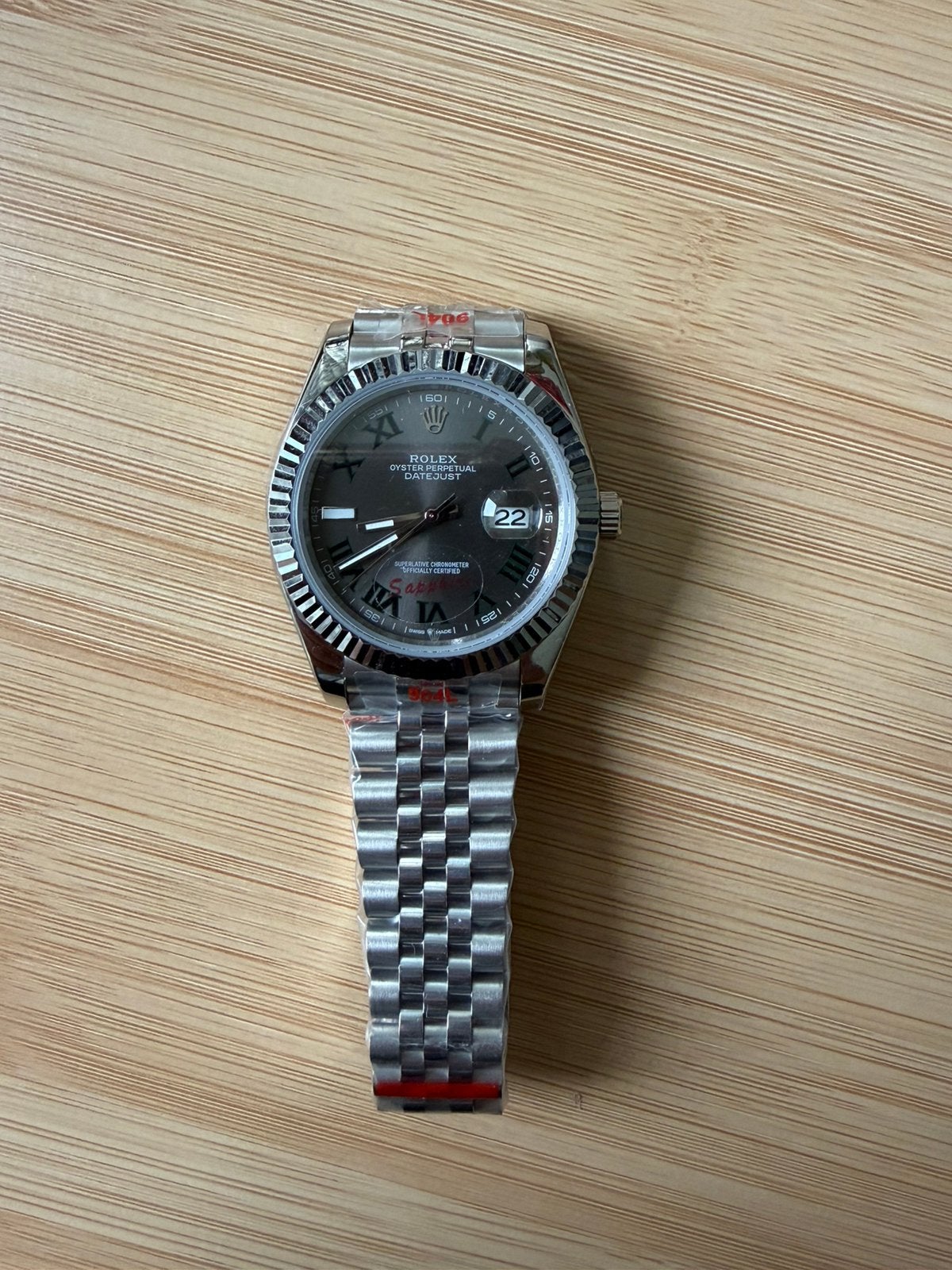 Datejust Wimbeldon 41mm, Verzenden, Nieuw, Staal, Rolex
