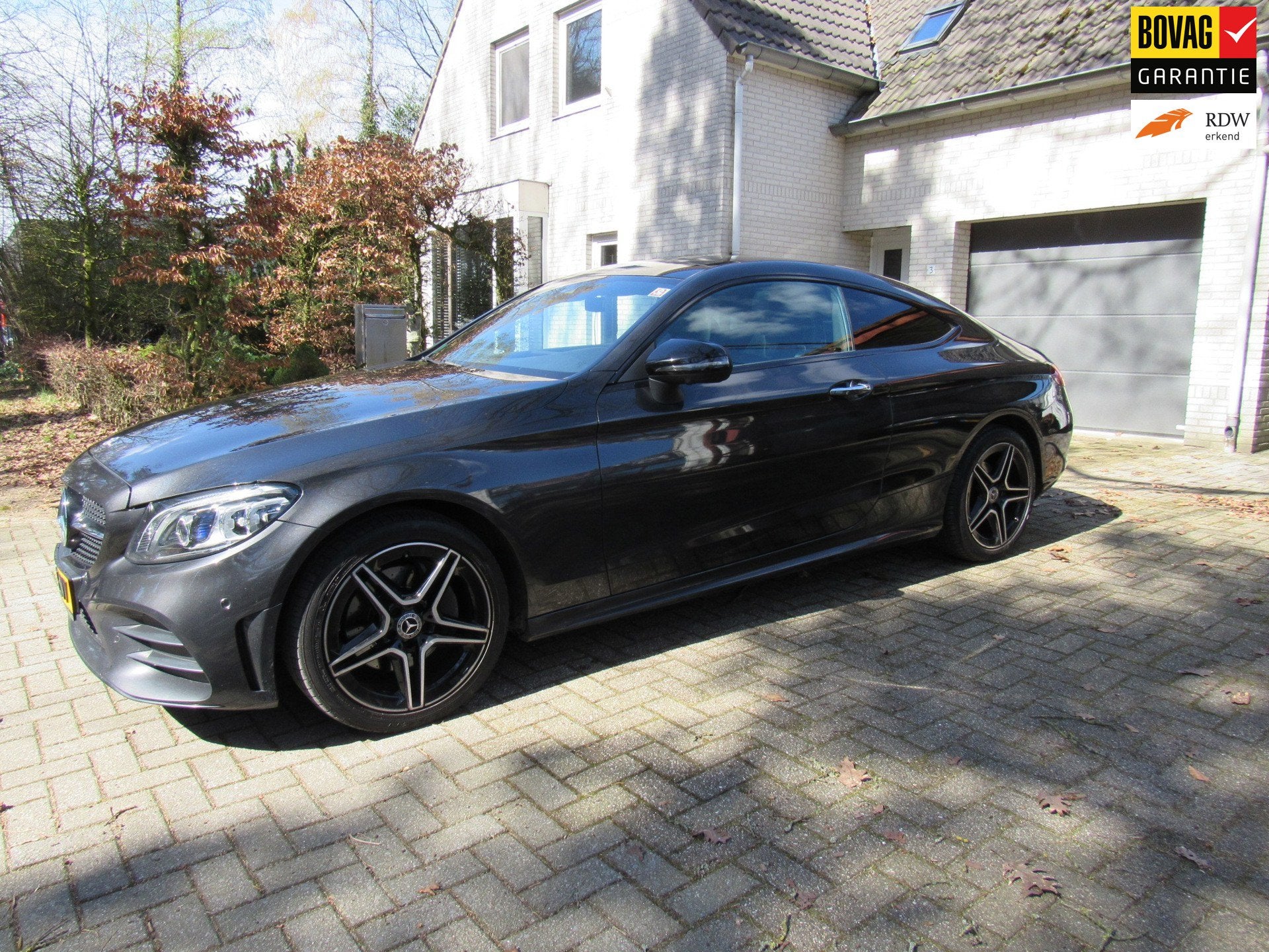 Mercedes-Benz C-klasse Coupé 180 AMG*NIGHT EDITION*PANO*BUR, Auto's, Automaat, 4 stoelen, 750 kg, Coupé