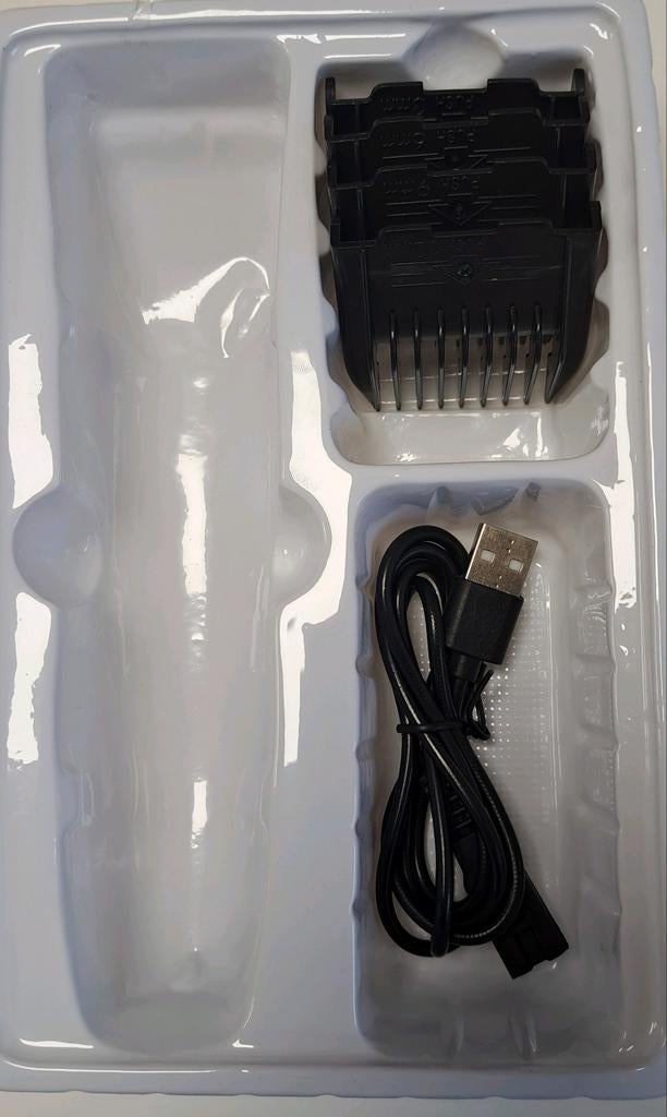 Elektrische Haartrimmer Zwart - Professionele Haar Knipper, Onbekend, Nieuw, Haarverzorging, Ophalen of Verzenden