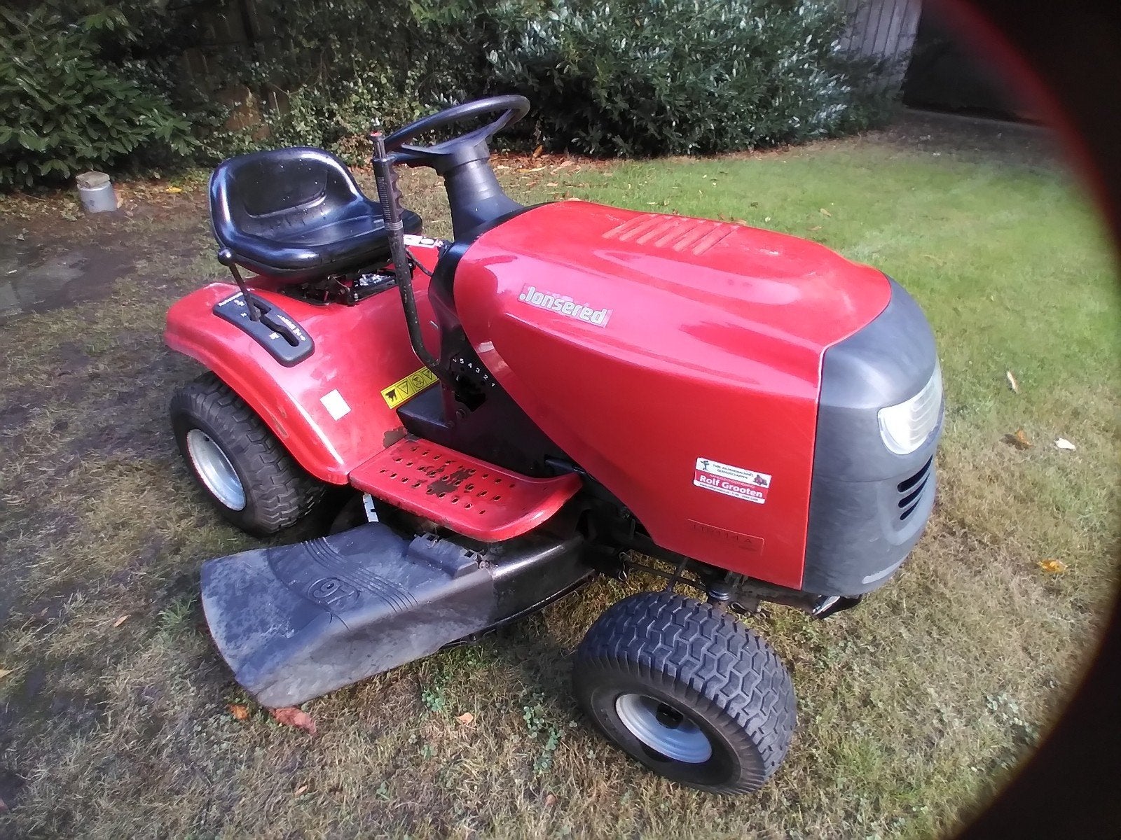 Te koop jonsered zitmaaier., Ophalen, Gebruikt, 50 cm of meer