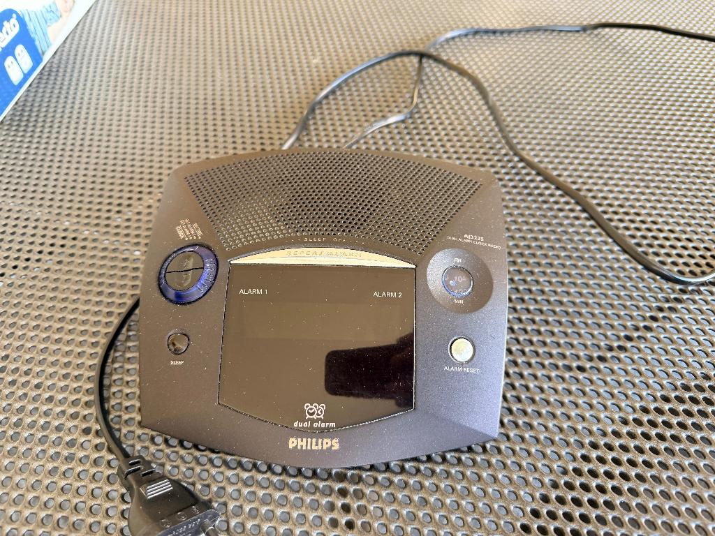 Wekkerradio Philips duo alarm, Ophalen of Verzenden, Gebruikt