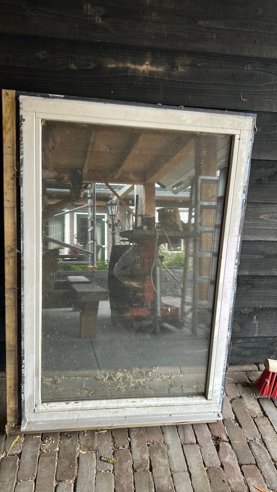 Raam dubbel glas, Gebruikt, Raamkozijn, Inclusief glas, 75 tot 150 cm