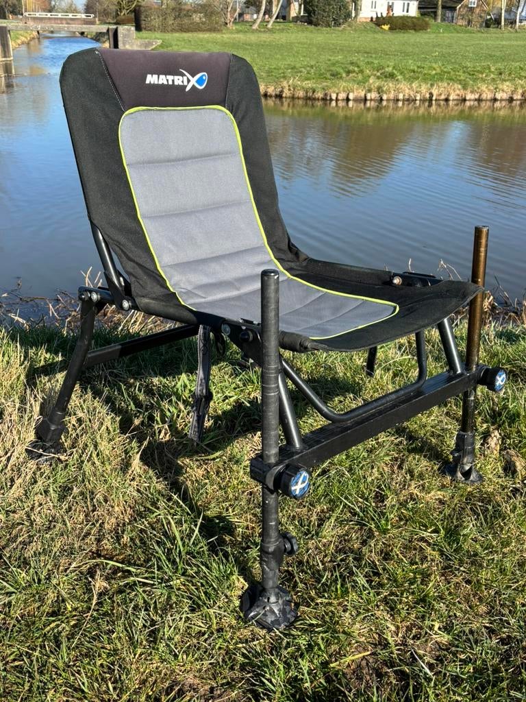 Matrix visstoel of camping stoel, Watersport en Boten, Hengelsport | Witvissen, Ophalen, Gebruikt, Overige typen