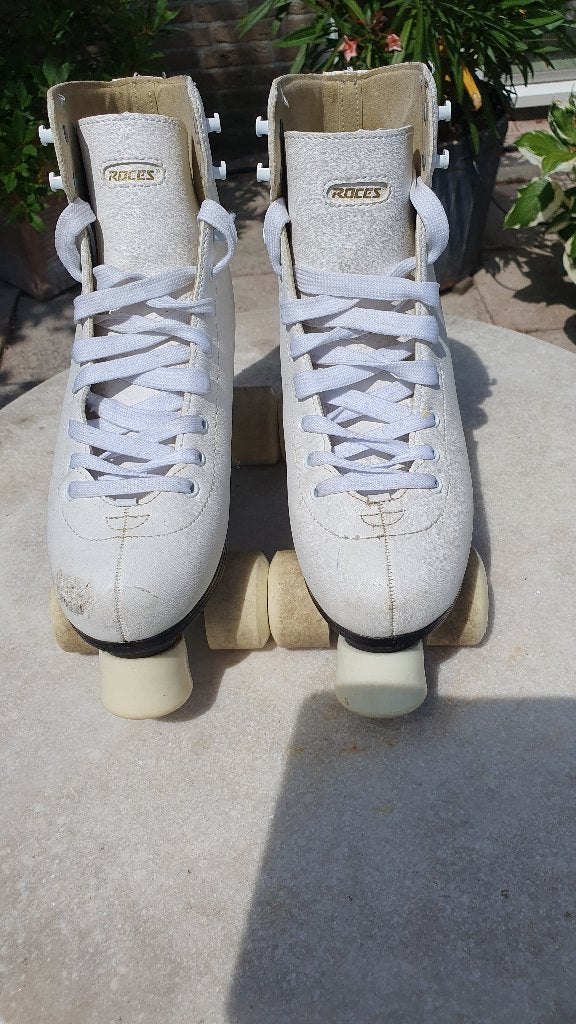Roces rolschaatsen mt 37 incl. bescherm-set + roze krat., Ophalen, Gebruikt, Dames