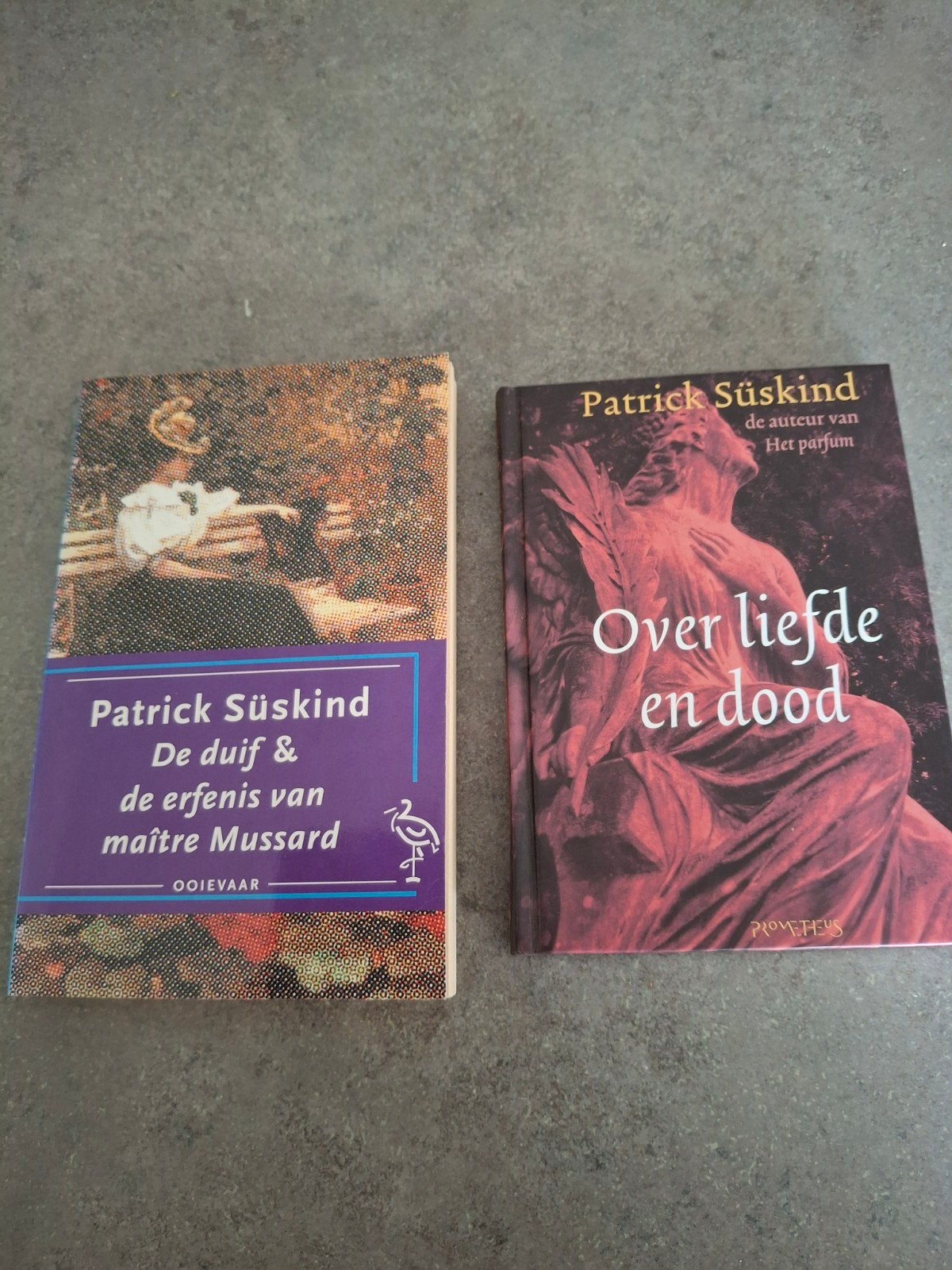 2 boeken van Patrick Süskind: De duif & Over liefde en dood, Ophalen of Verzenden, Gelezen, Patrick Süskind, Europa overig
