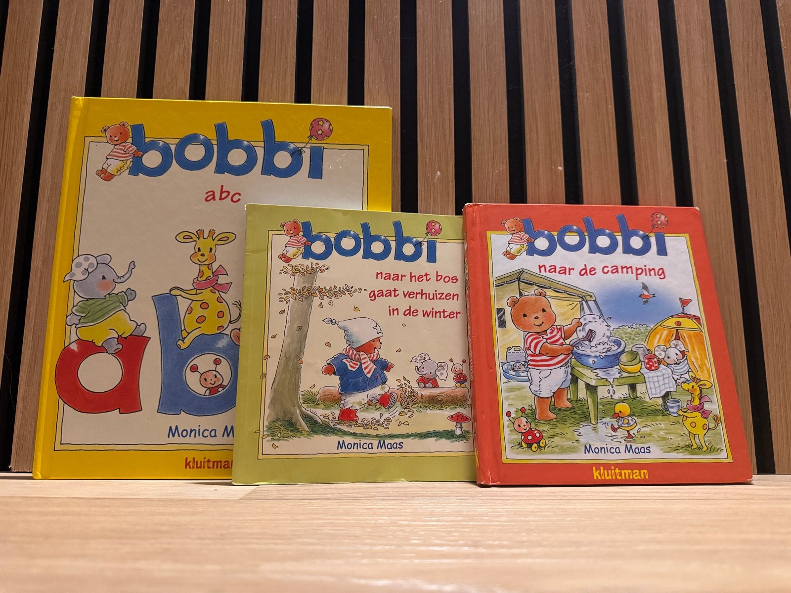 3 Bobbi boekjes: ABC, naar het bos, naar de camping, Boeken, Ophalen of Verzenden, Gelezen, 2 tot 3 jaar