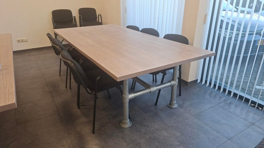 Kantine-tafel, eettafel, kamertafel, vergadertafel, tafel, Huis en Inrichting, Tafels | Eettafels, 100 tot 150 cm, Industrie, 200 cm of meer