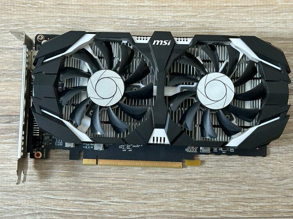 MSI GeForce GTX 1050 Ti 4GT OC Videokaart, Computers en Software, Videokaarten, PCI-Express 3, Gebruikt, HDMI, Ophalen of Verzenden