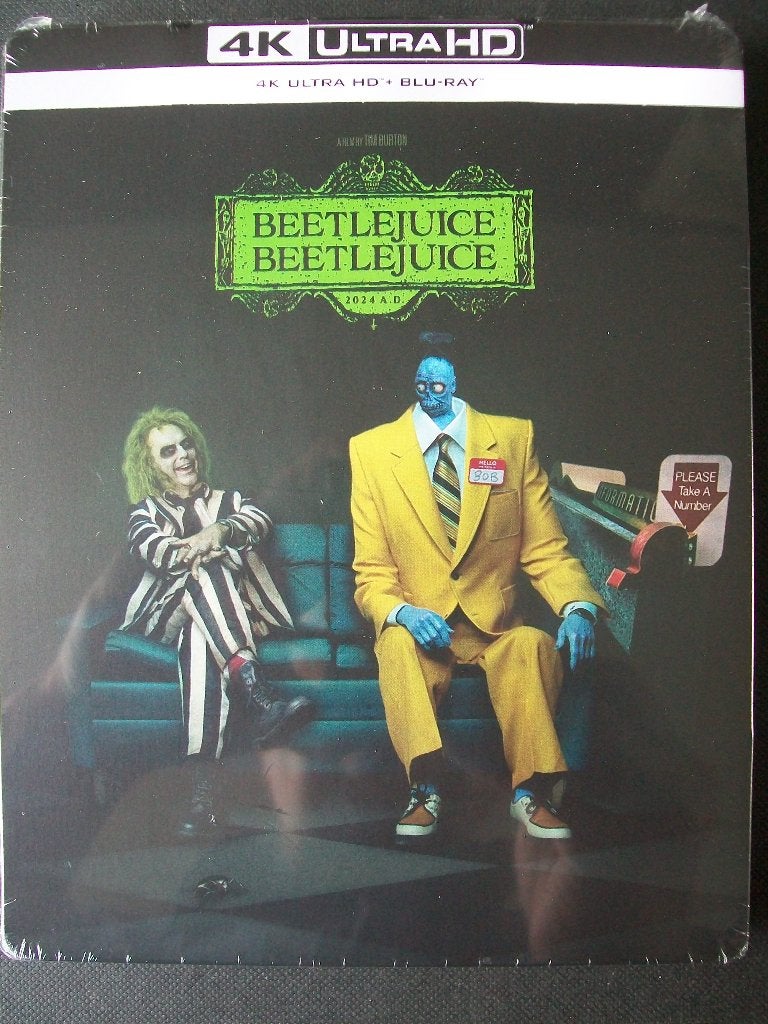 Blu-ray 4K Ultra HD: Beetlejuice Steelbook nieuw in seal, Avontuur, Verzenden, Nederlands, 4K Ultra HD Blu-ray