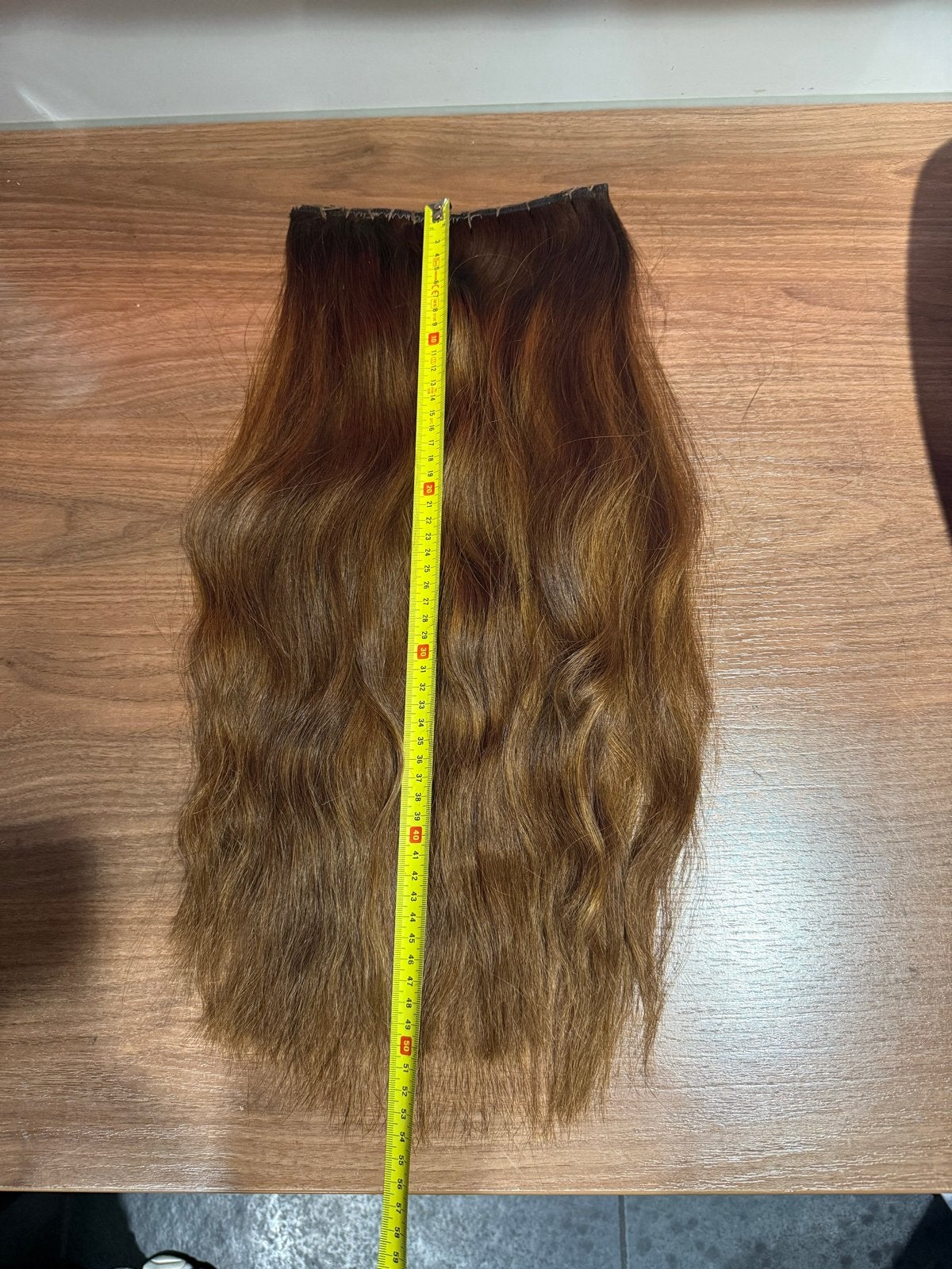 Echte Human Hair Extensions - Zo goed als nieuw, Ophalen of Verzenden, Zo goed als nieuw, Pruik of Haarverlenging
