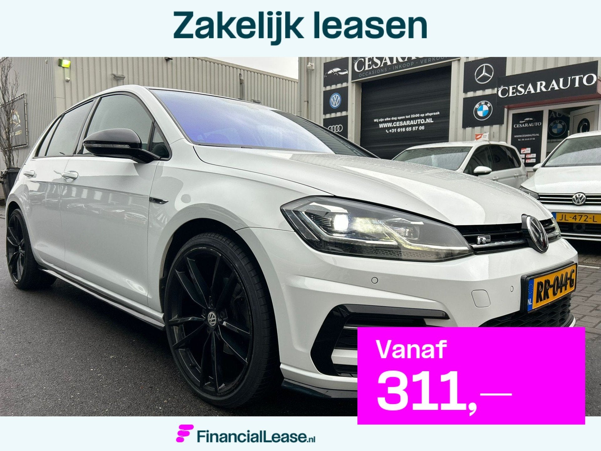 Volkswagen Golf 1.5 TSI HIGHLINE BUSINESS R AUTOMAAT 7-TRAPS, Dealer onderhouden, 4 cilinders, 150 pk, Alcantara