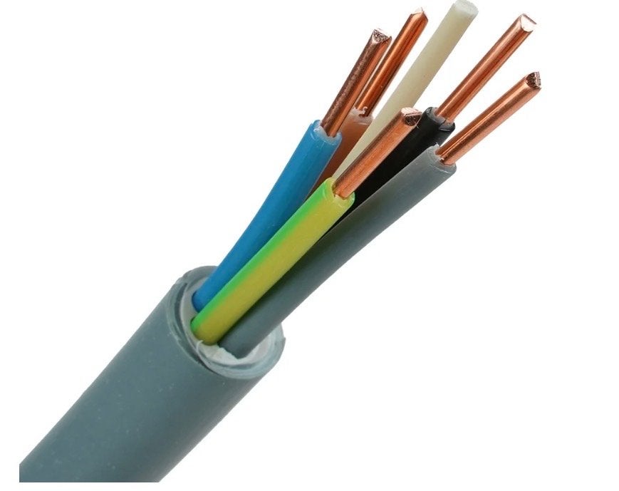 YMVK Kabel 3-aderig, 13mm diameter, brandveilig 20 meter, Ophalen of Verzenden, Nieuw, Kabel of Snoer