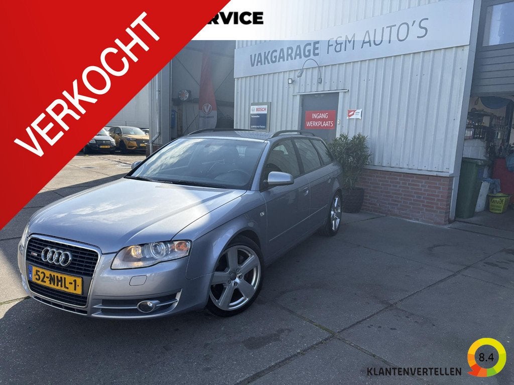 Audi A4 Avant 3.2 FSI quattro, Auto's, Audi, Automaat, Stof, Zwart, Parkeersensor