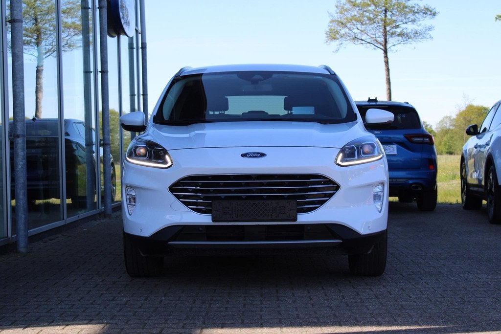Ford Kuga 2.5 PHEV Titanium | Stoel + Stuurverwarming | Adap, Gebruikt, Euro 6, 4 cilinders, Wit