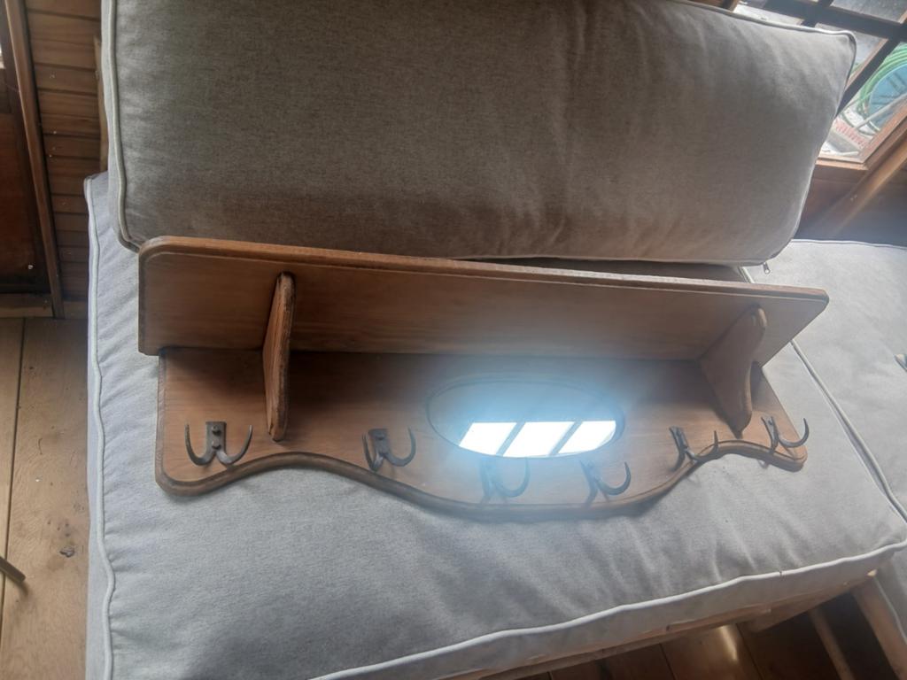Brocante kapstok, Wandkapstok, Ophalen of Verzenden, Zo goed als nieuw, Minder dan 100 cm