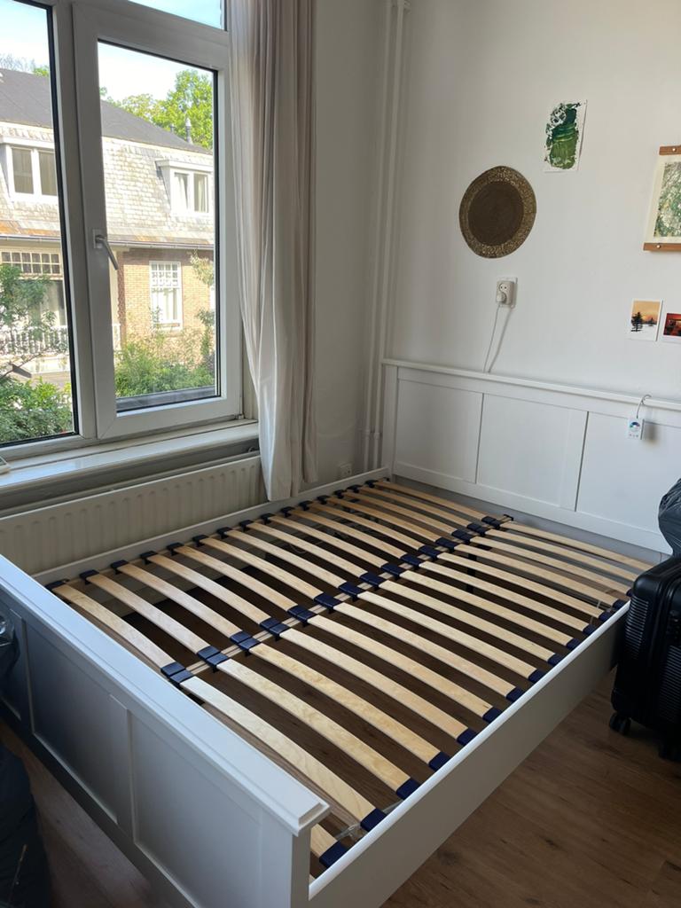Bed in perfecte staat, Huis en Inrichting, Slaapkamer | Bedden, Eenpersoons, Wit, Ophalen of Verzenden, Zo goed als nieuw