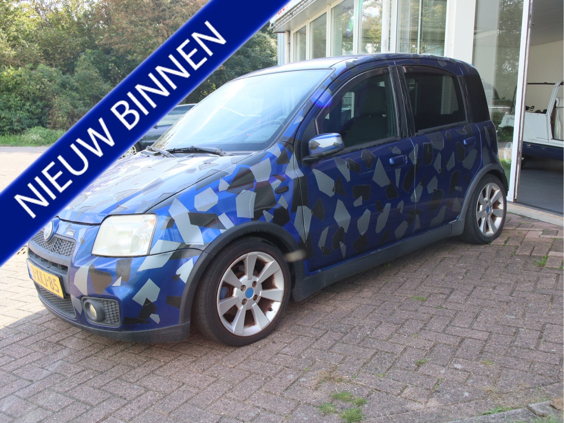 Fiat Panda 1.4 16V Sport Zo mee! 100 PK! Uniek! Zo Mee!, Voorwielaandrijving, Bedrijf, Handgeschakeld, 2 stoelen