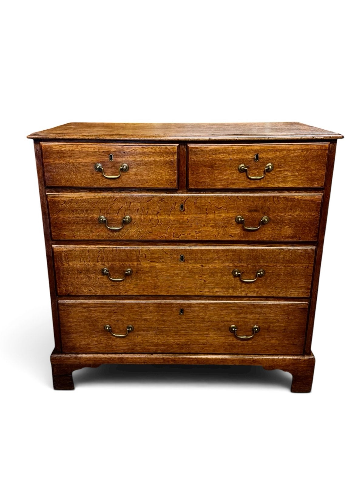 Antieke Engelse Eiken Ladekast, circa 1780, Ophalen