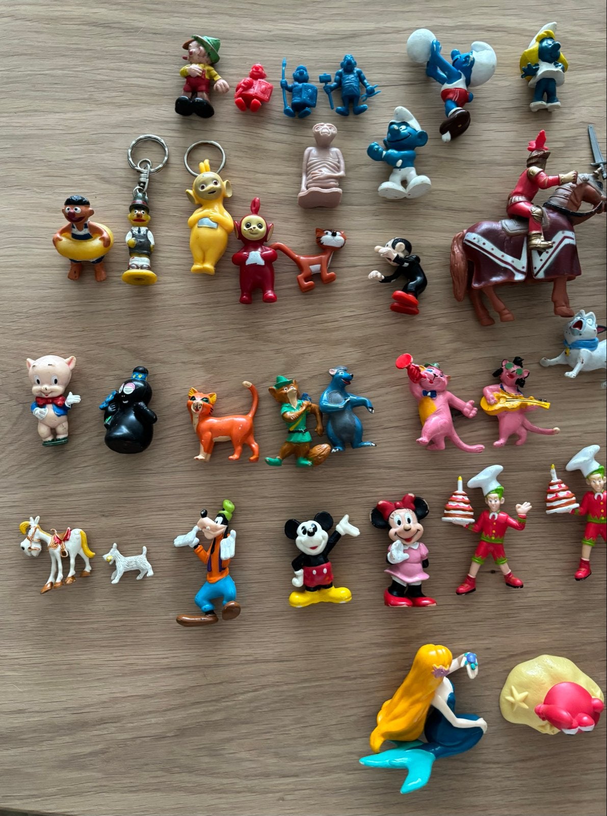 Grote collectie vintage kunststof figuren - divers assort., Ophalen of Verzenden, Gebruikt
