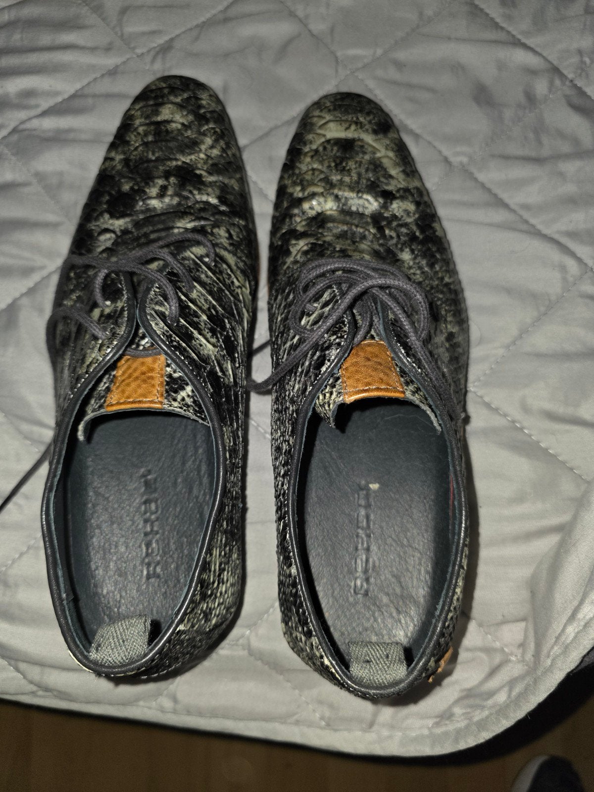 Rehab veterschoenen met slangenprint - Maat 43, Overige kleuren, Ophalen of Verzenden, Zo goed als nieuw, Rehab