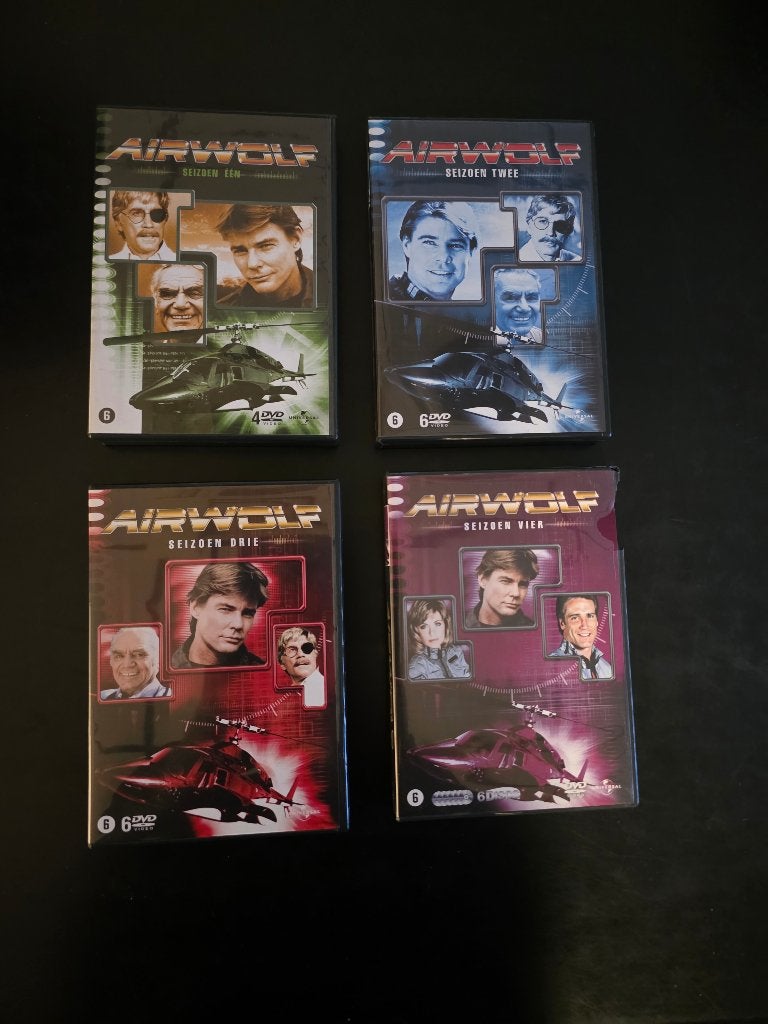 Airwolf DVD seizoen 1 tm 4, Cd's en Dvd's, Engels, Nederlands, Seizoen 1, Ophalen of Verzenden
