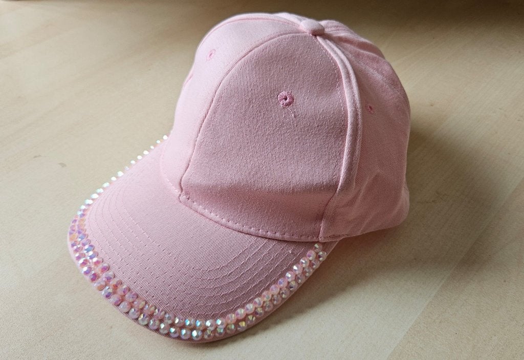 Nieuwe Roze Pet met Strass Steentjes, Ophalen of Verzenden, Nieuw, One size fits all, Pet