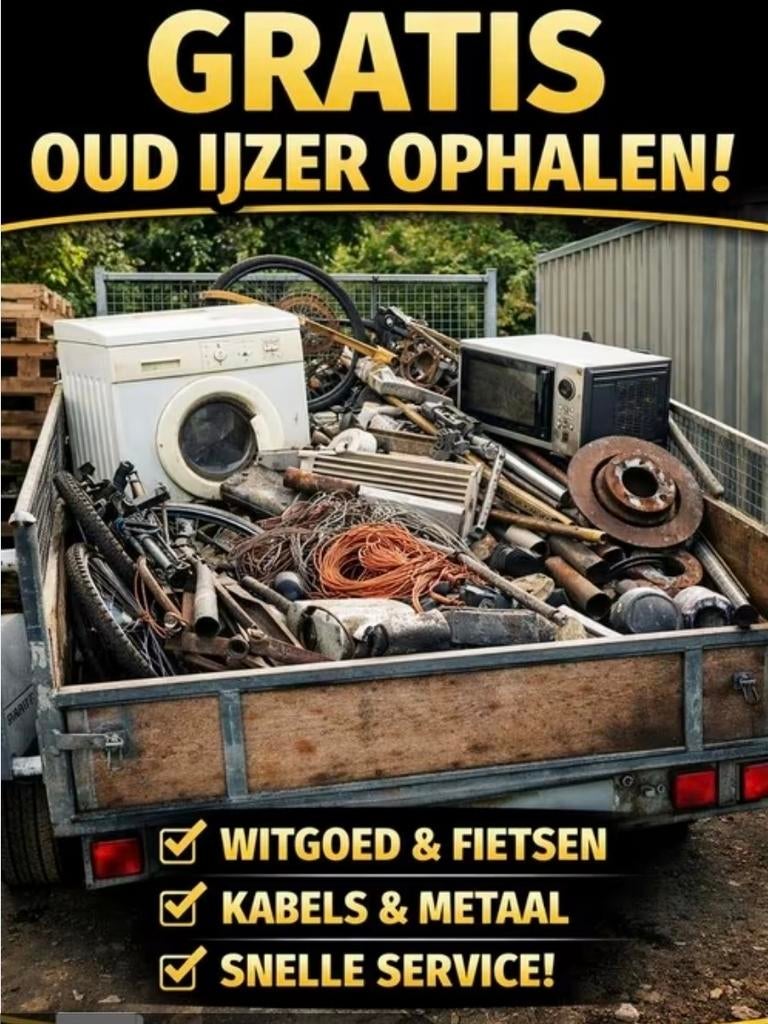 Oud ijzer ophalen, Ophalen of Verzenden