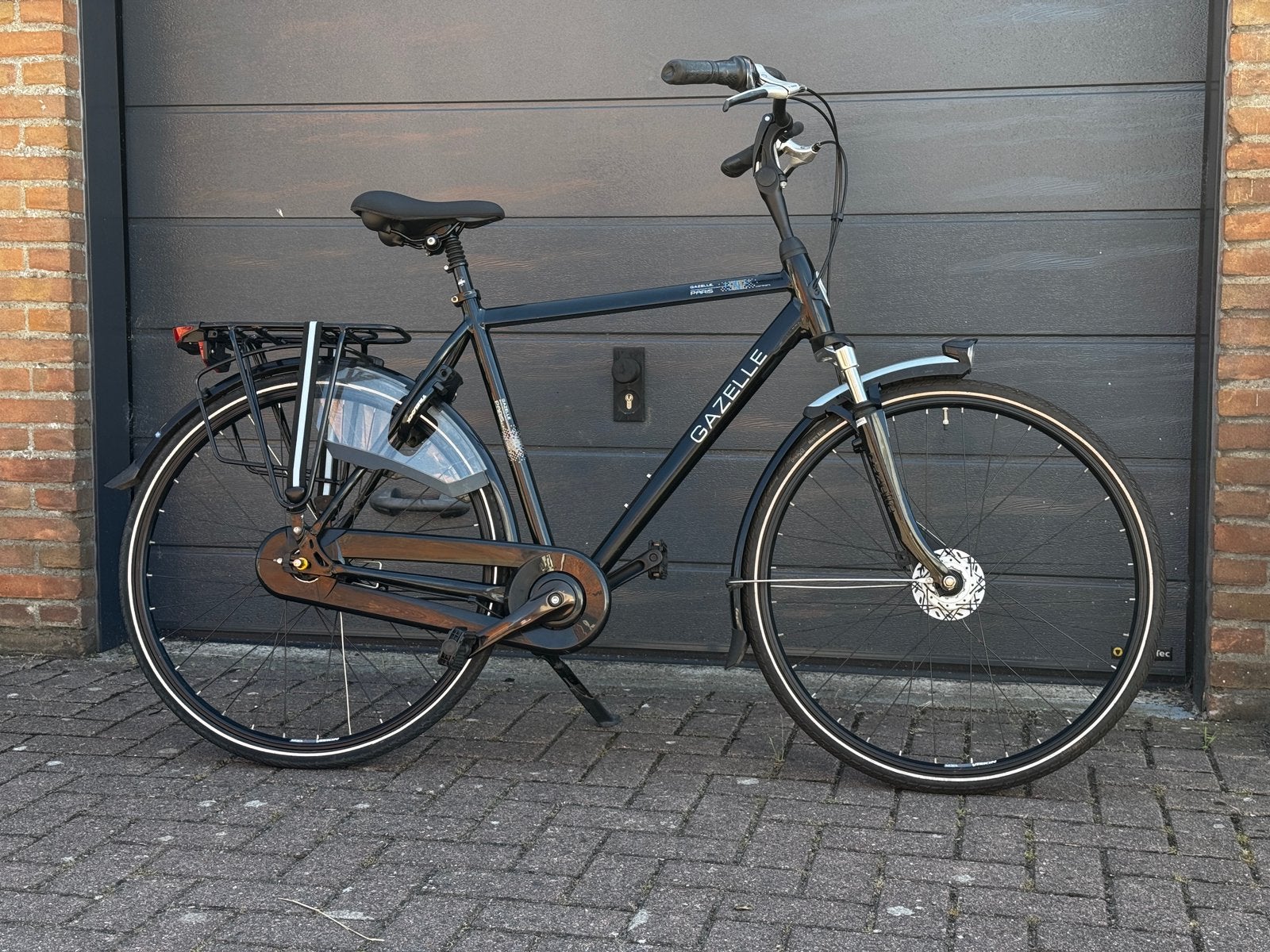 Gazelle herenfiets, framemaat 57, 7 versnellingen, Ophalen, Gebruikt, Versnellingen, 57 tot 61 cm