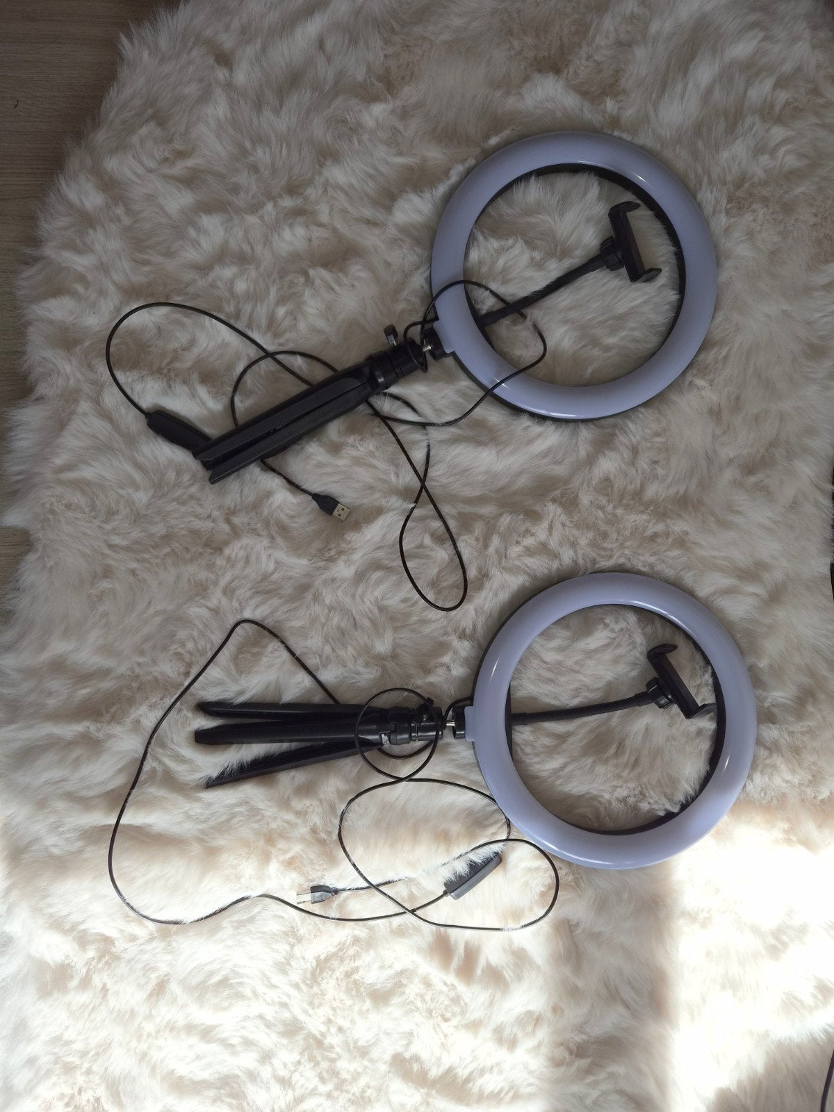 2x ring light op poot, Ophalen of Verzenden