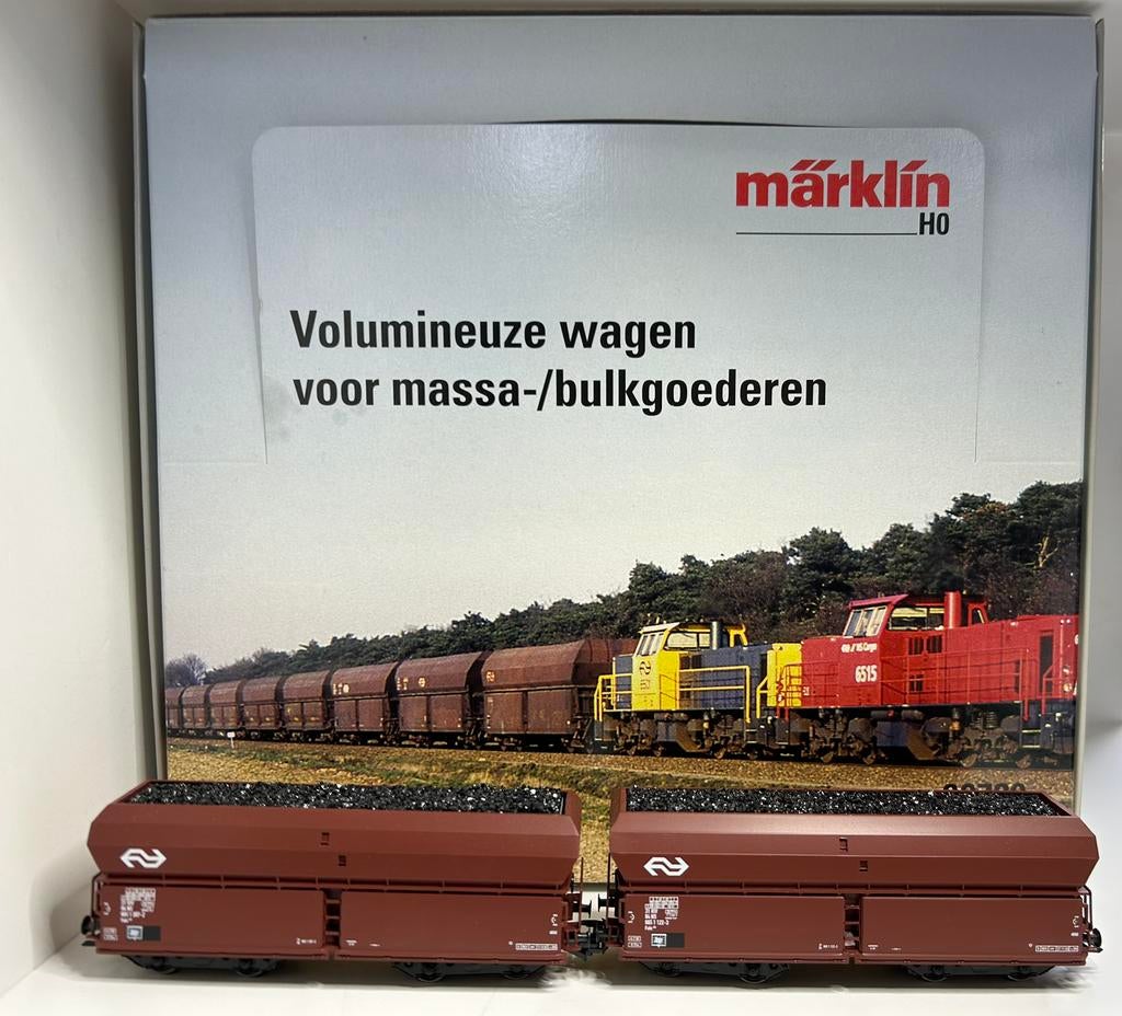 H0 Marklin set NS 12 Fals kolenwagens (00789/01-12), Wisselstroom, Ophalen of Verzenden, NS, Märklin