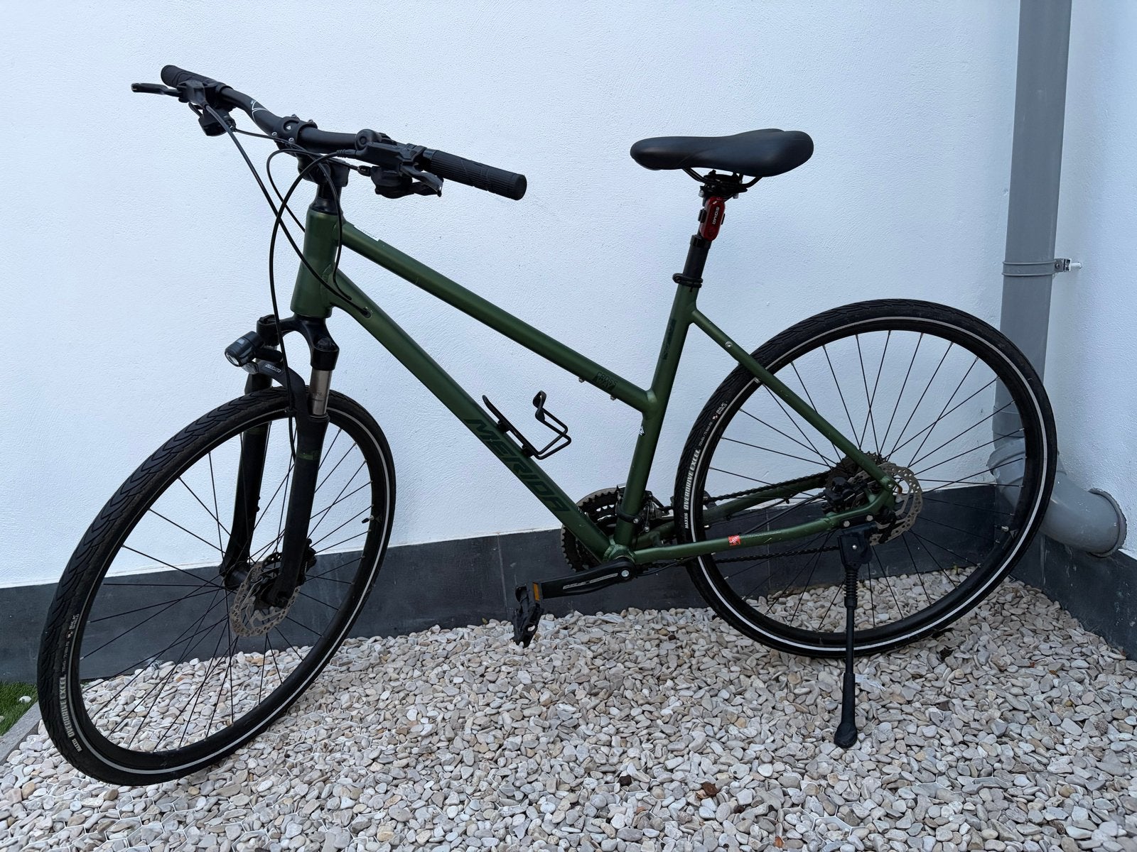 Merida Crossway 300 - Zo goed als nieuwe hybride fiets, 28 inch, 53 tot 56 cm, Zo goed als nieuw, Meer dan 20 versnellingen