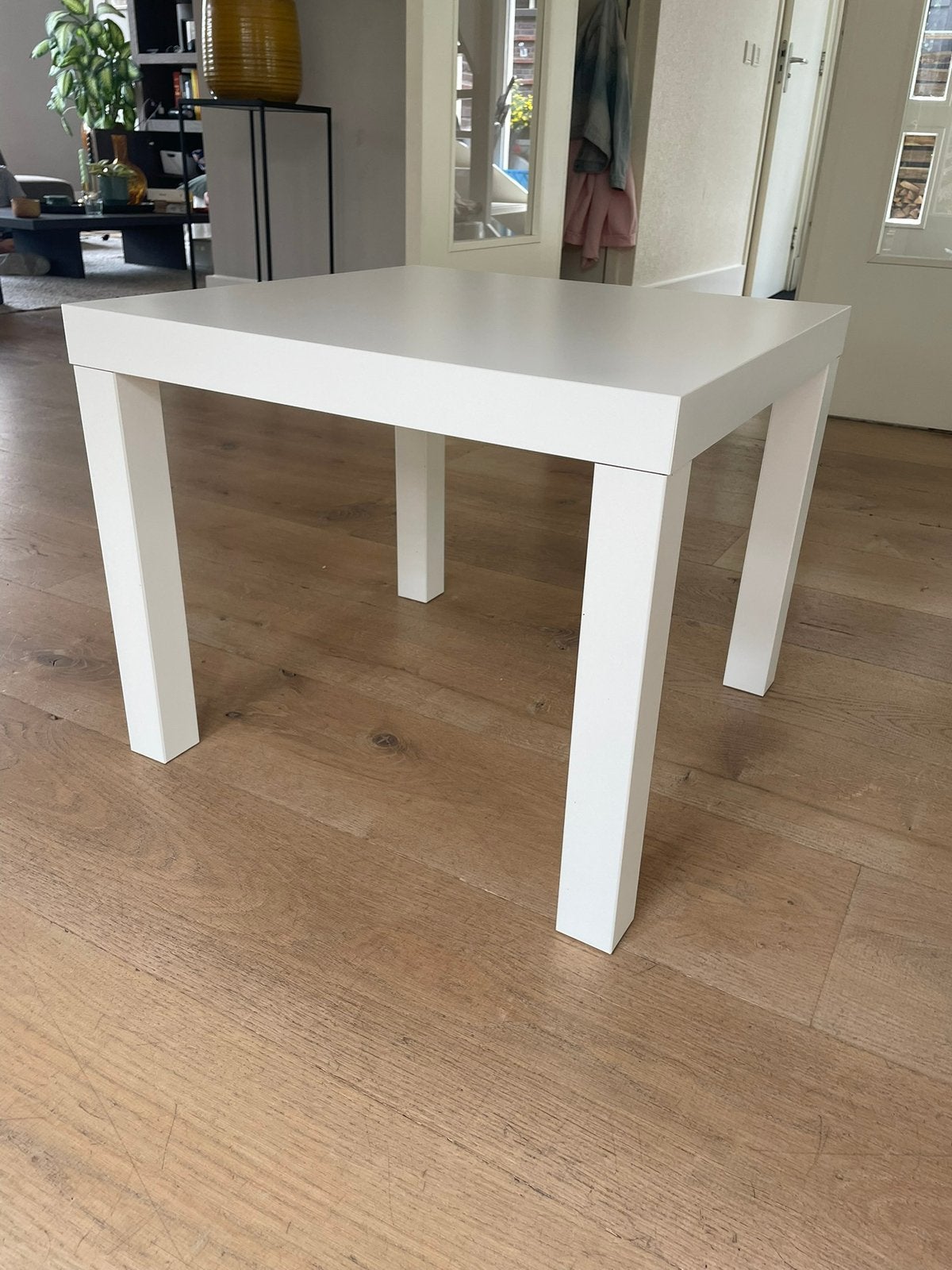 Lack Ikea tafel wit (1x), Huis en Inrichting, Tafels | Eettafels, Ophalen, 50 tot 100 cm, Vierkant, Tot twee personen