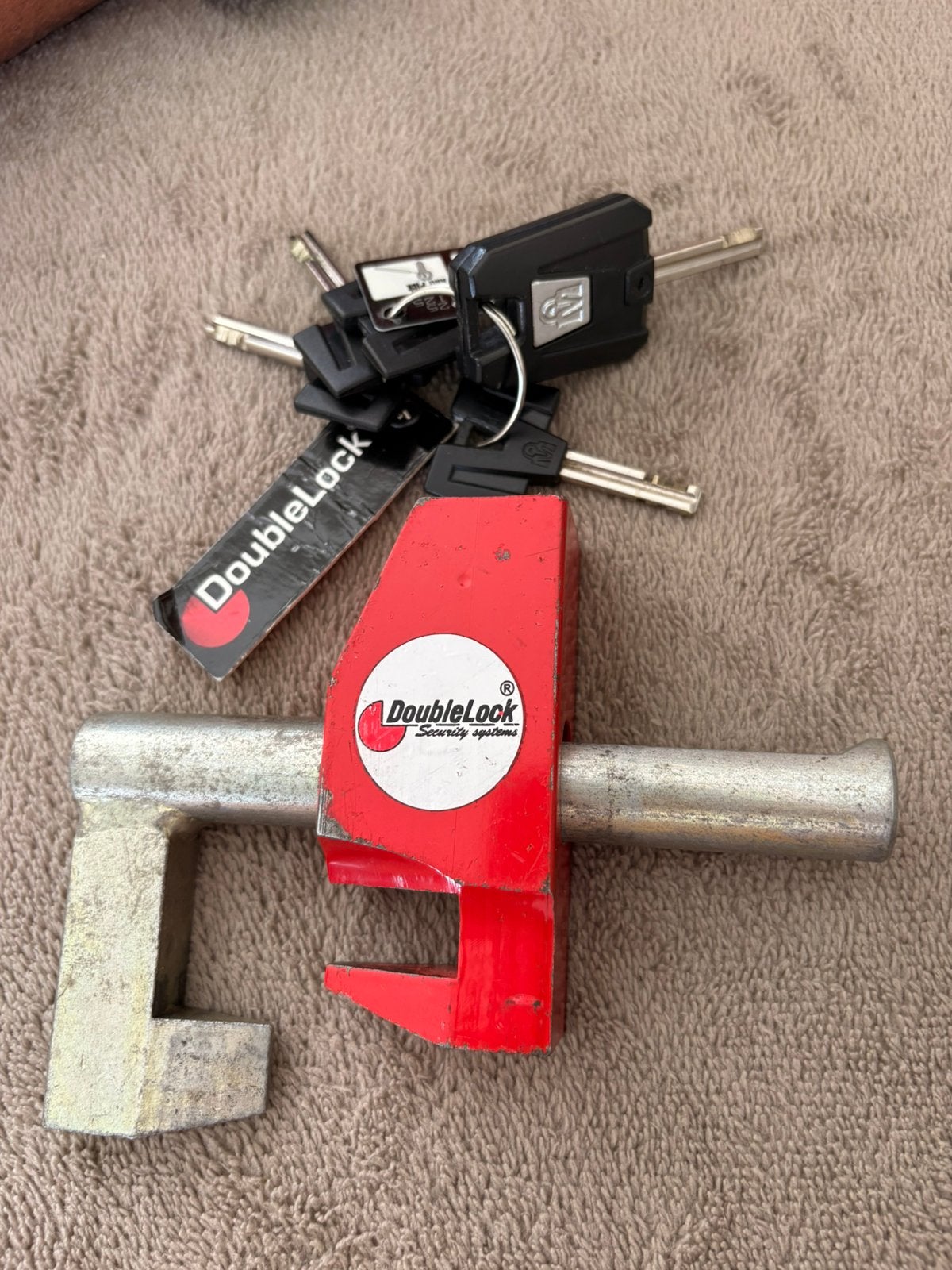 Double Lock erkend disselslot door verzekeraars, Verzenden, Gebruikt