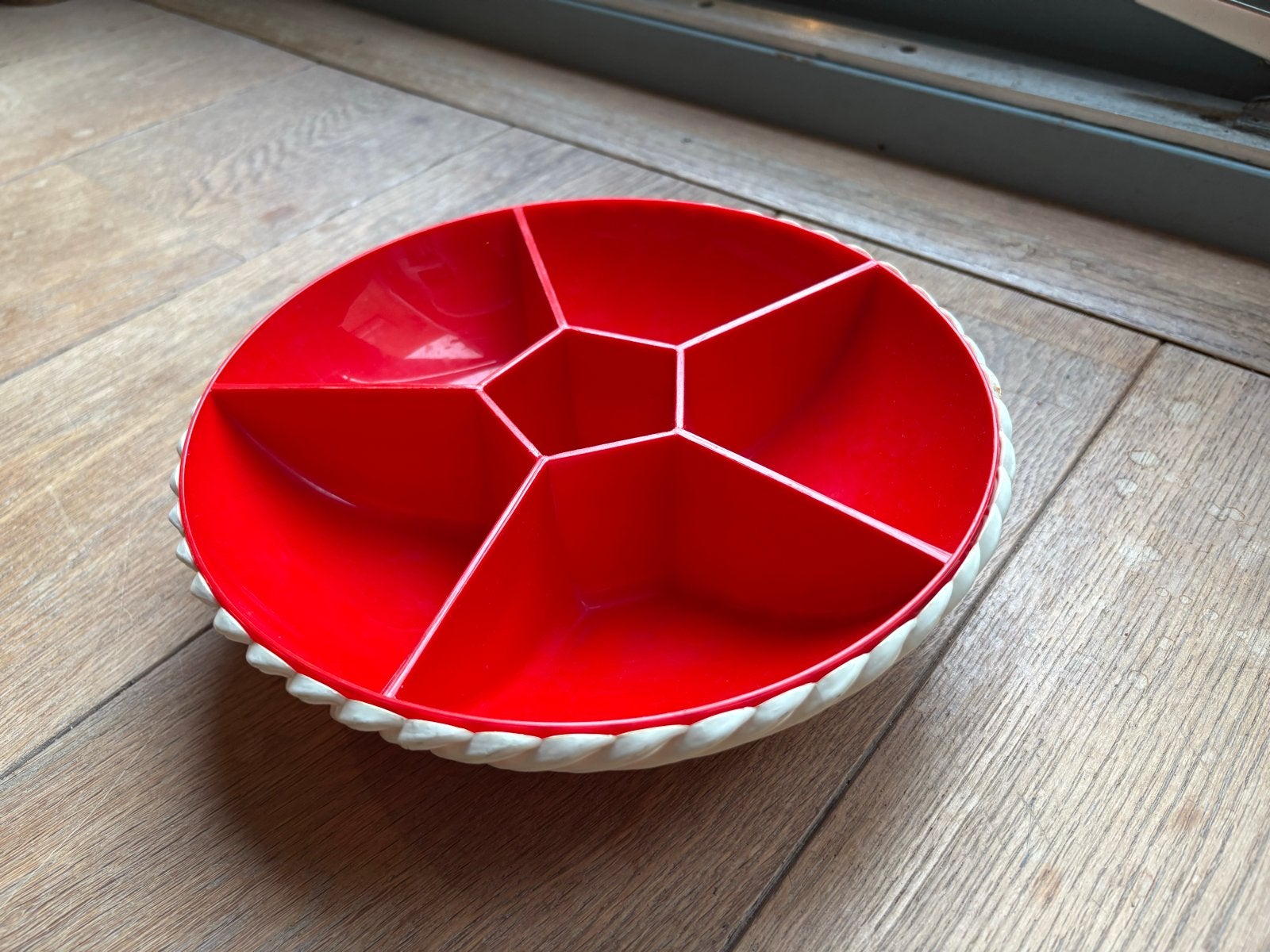 Vintage snack- of borrelschaal van Emsa, Ophalen of Verzenden