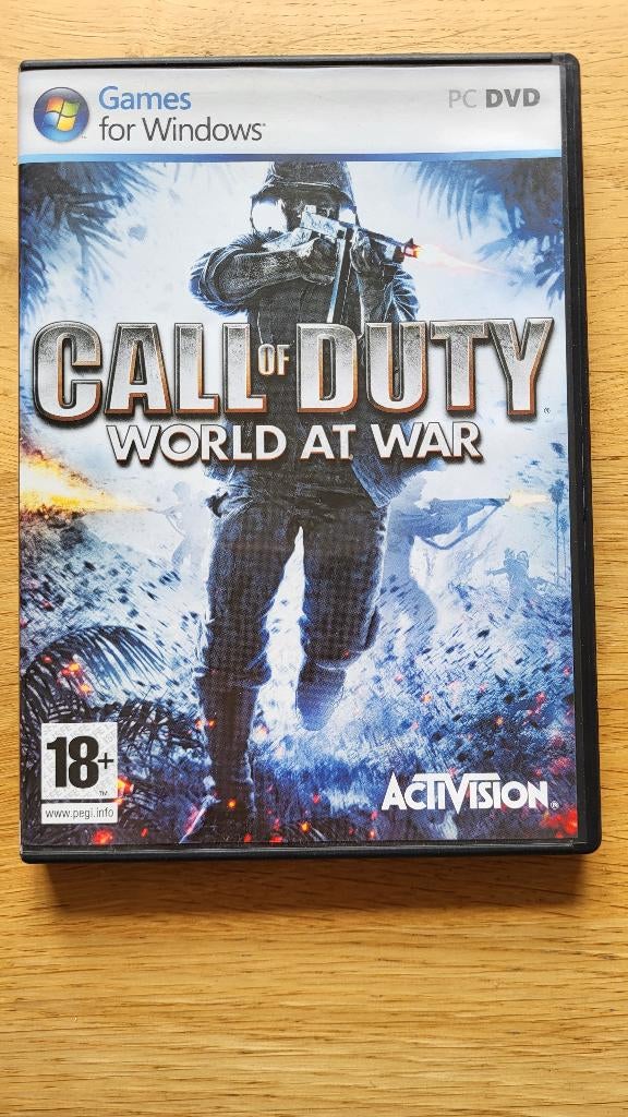 Call of Duty 5 World at War PC DVD-ROM, Shooter, Ophalen of Verzenden, Zo goed als nieuw, 3 spelers of meer