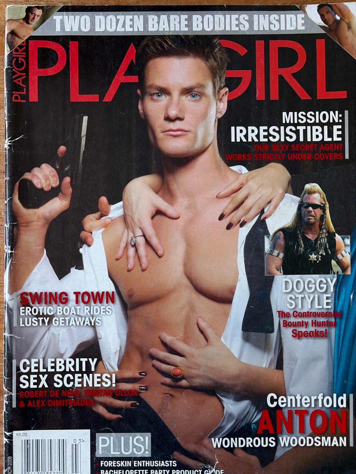 Playgirl 2008 Mannen en Erotiek gay interest male nude, Ophalen of Verzenden, 1980 tot heden, Buitenland, Tijdschrift