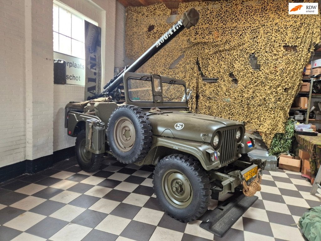 Jeep Willys Nekaf M38a1 TLV Compleet, Auto's, Oldtimers, Jeep, Trekhaak, Origineel Nederlands, Overige kleuren