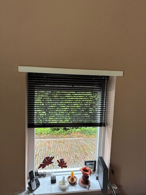 Luxaflex (Breed 76 cm x H 103 cm), Ophalen, Gebruikt, Zwart