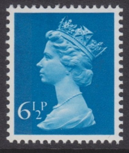ENGELAND E.II. 6½p. Decimal Machin frankeerzegels, 4 Variëte, Verzenden, Postfris