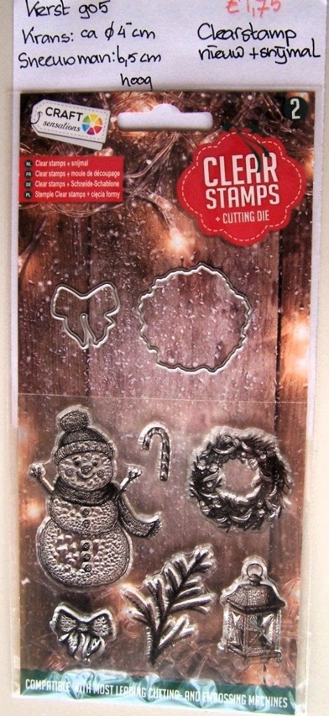 Kerst 905 Clearstamp, Ophalen of Verzenden, Nieuw, Clearstamp