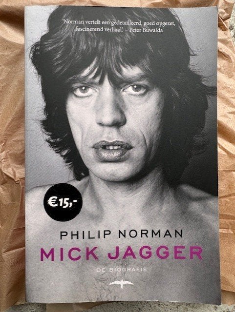 Mick Jagger biografie door Philip Norman, Ophalen of Verzenden, Gelezen, Kunst en Cultuur