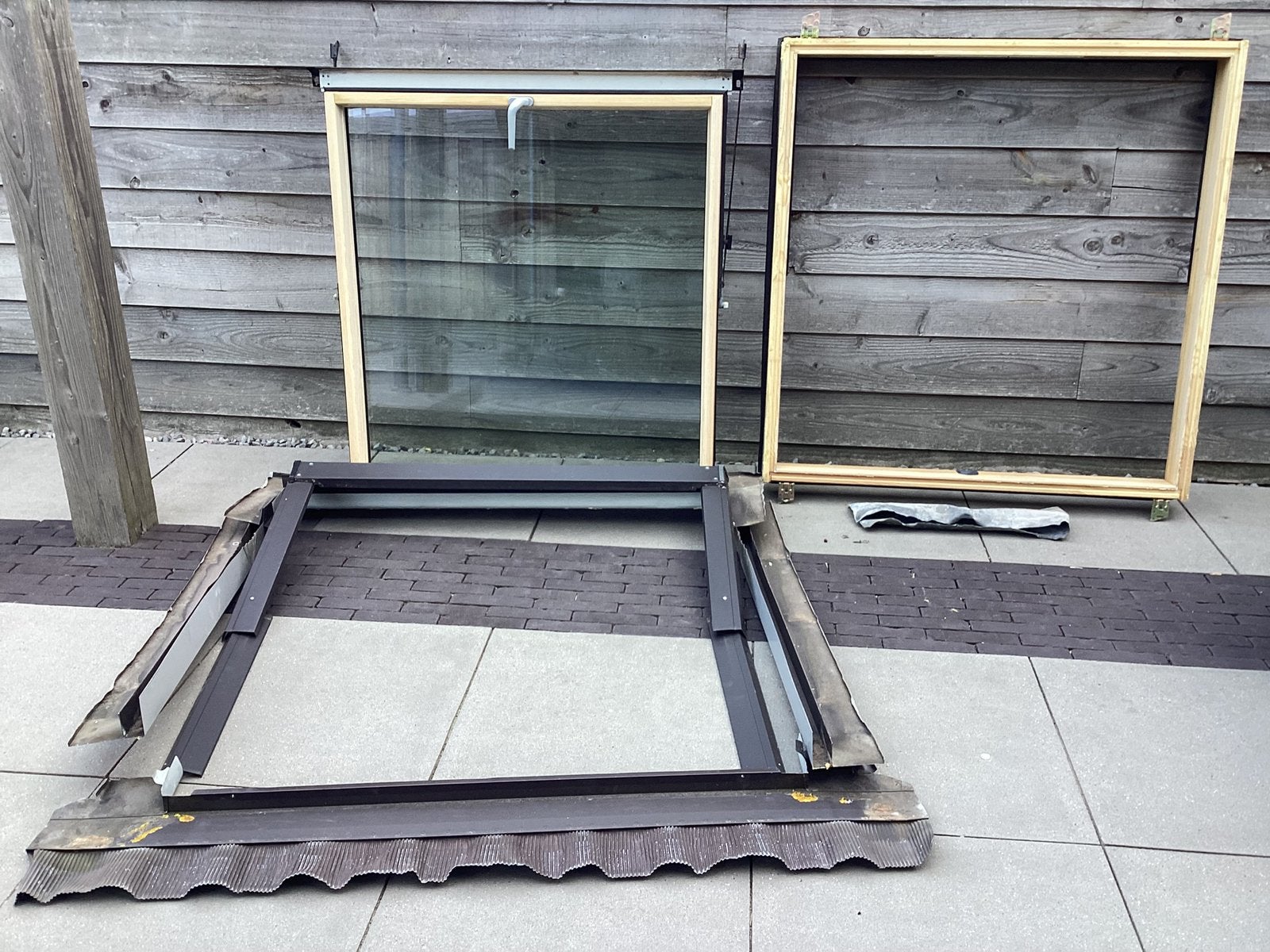 Roto dakraam 114 x 118, Ophalen, Gebruikt, 80 tot 120 cm, 80 tot 120 cm