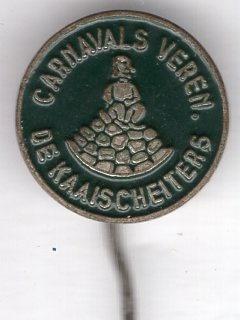 Carnavals ver. de Kaaischeiters zilverkl speldje ( Z_198a ), Verzenden, Zo goed als nieuw, Stad of Land, Speldje of Pin