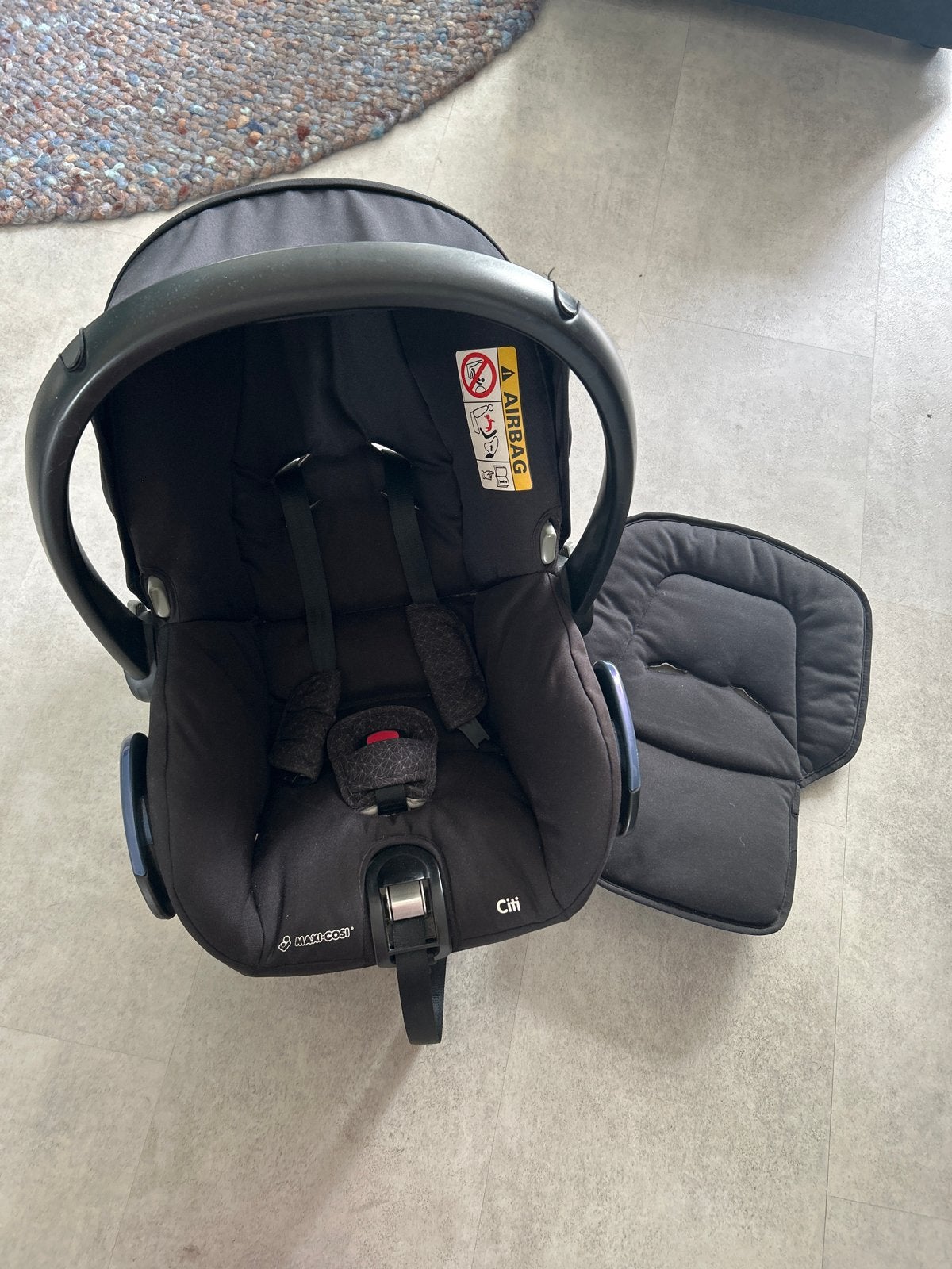 Maxi Cosi Citi autostoel - Zwart, Ophalen, 0 t/m 13 kg, Maxi-Cosi, Gebruikt