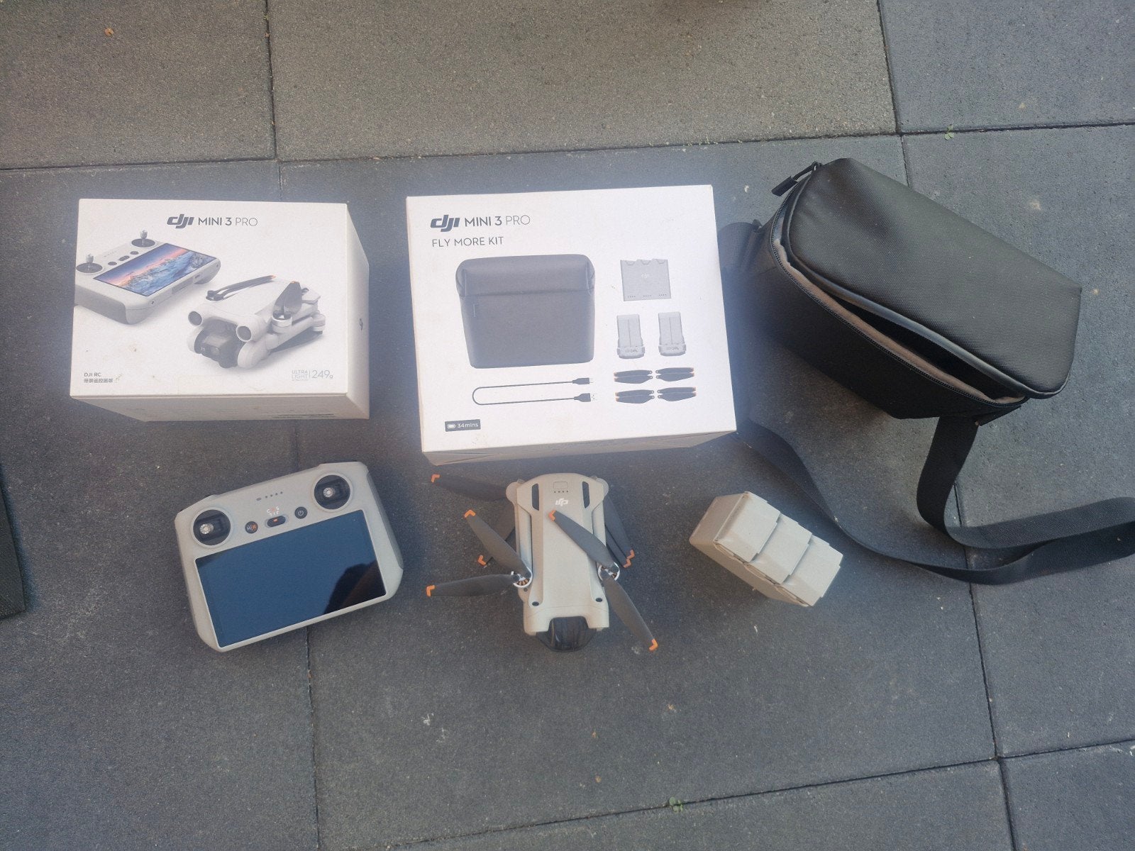 DJI Mini 3 Pro Fly More Kit met RC-controller, Audio, Tv en Foto, Ophalen