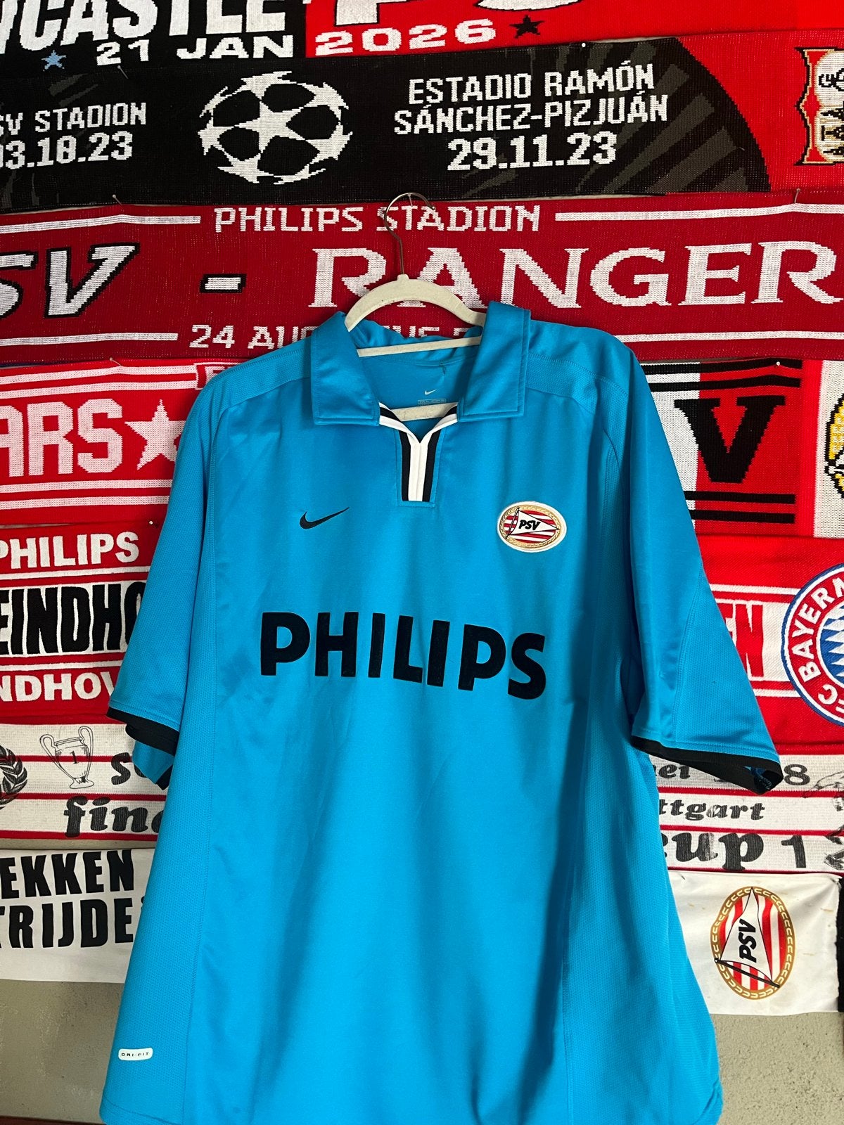 PSV shirt 2001/2002 Maat XL, Sport en Fitness, Maat XL, Ophalen of Verzenden, Zo goed als nieuw, Shirt
