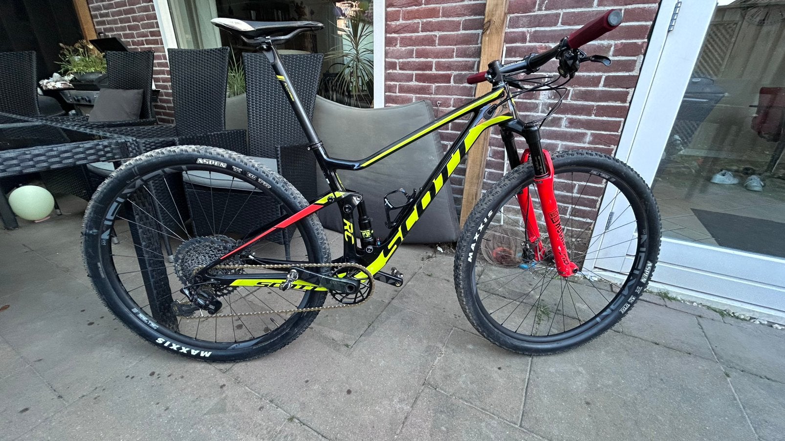 Scott Spark RC 900 World Cup maat m, Gebruikt, Fully, Schijfrem, 53 tot 57 cm