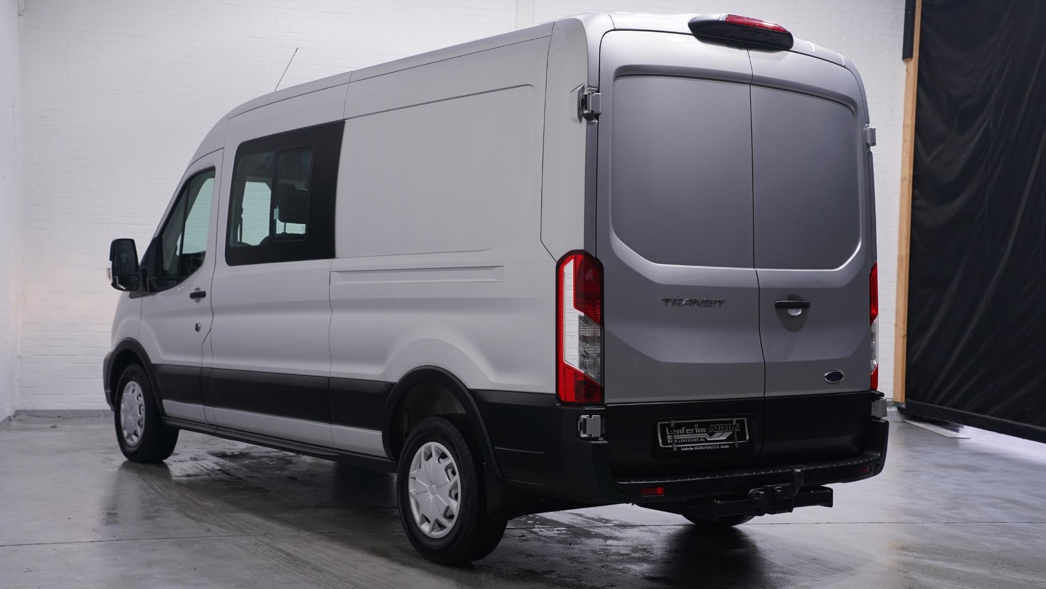 Ford Transit 2.0 TDCi 130 pk L3H2 Dubbel Cabine Airco Camera, Voorwielaandrijving, Lichtsensor, 4 cilinders, 129 pk