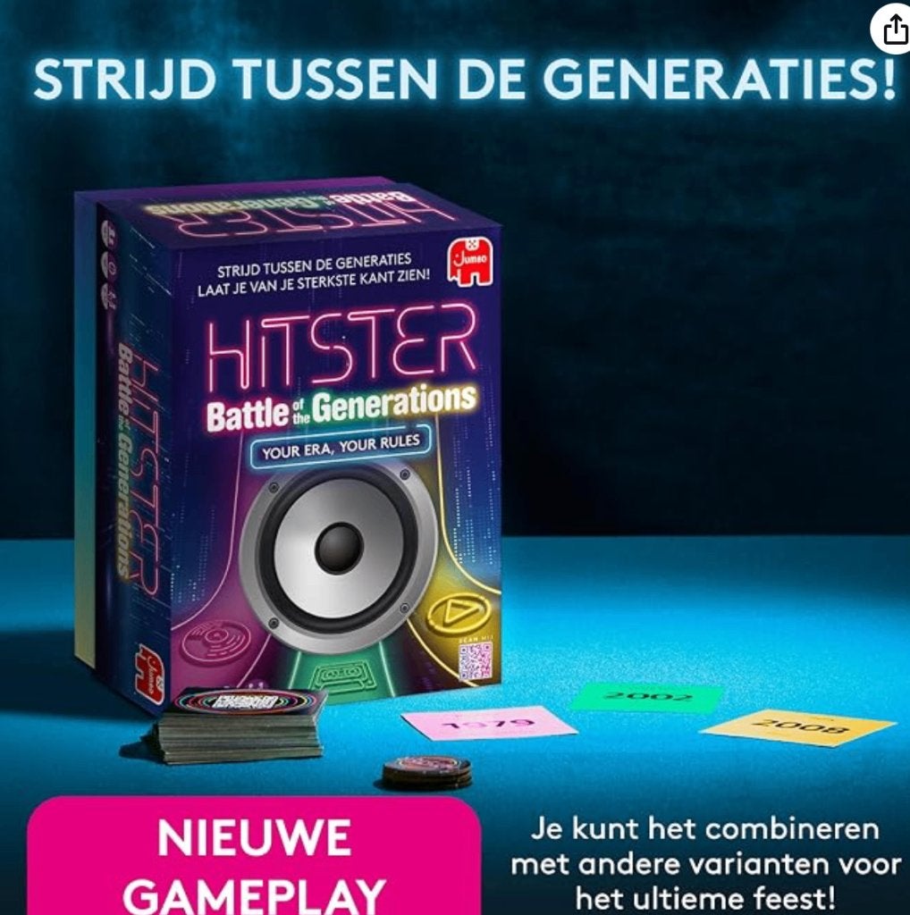 Hitster Battle of the Generations - GRATIS VERZENDING, Verzenden, Nieuw