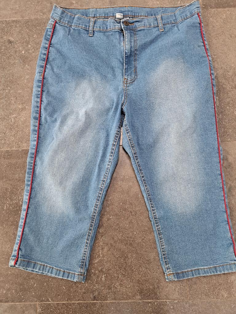 RAINBOW driekwart jeans, maat 46, Kleding | Dames, Spijkerbroeken en Jeans, Rainbow, Blauw, Overige jeansmaten, Ophalen of Verzenden